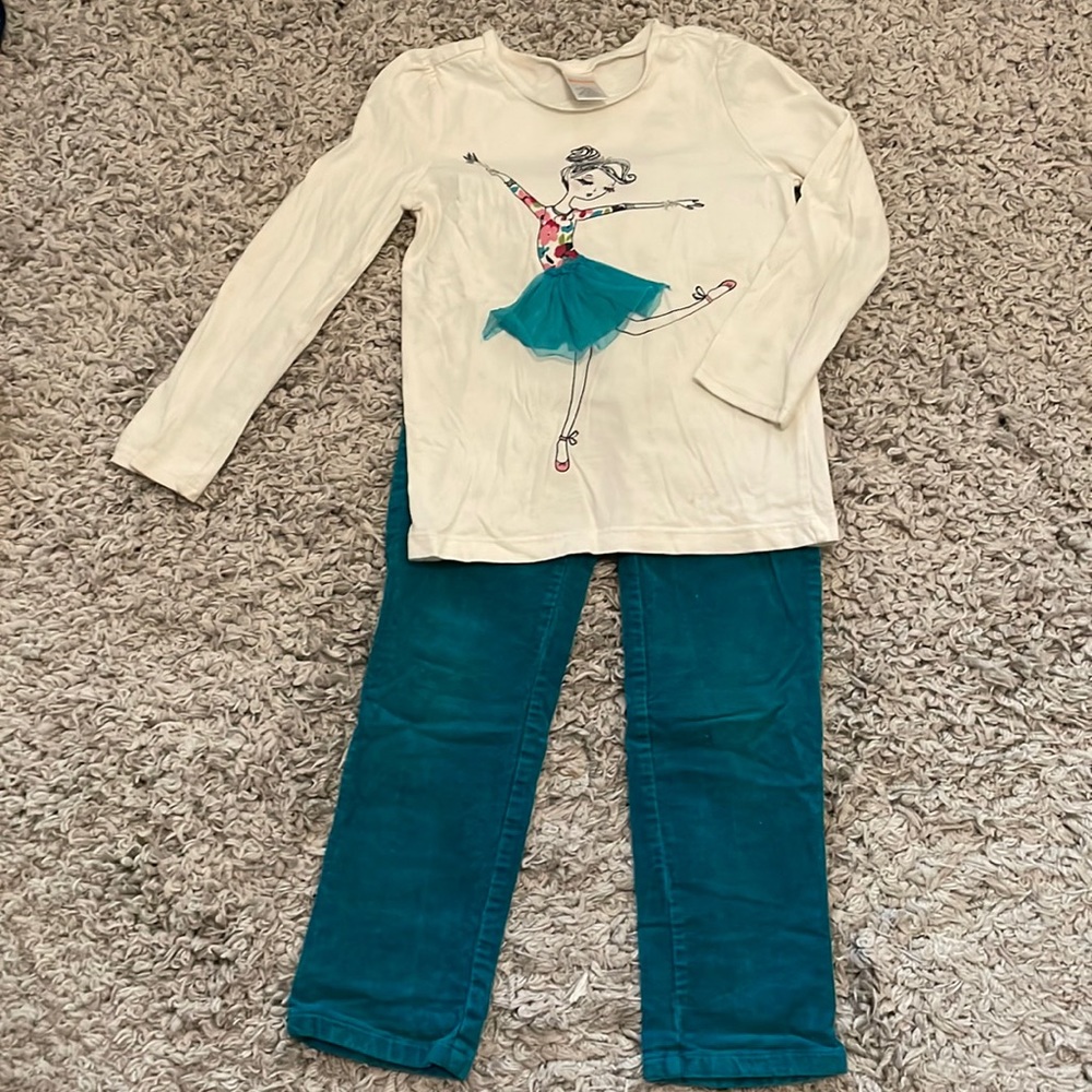 2016 Gymboree Outlet Ballerina Outfit, Size 5